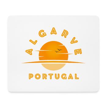 Algarve Portugal Sunset Logo - Mouse Pad (horizontal) - white - Front