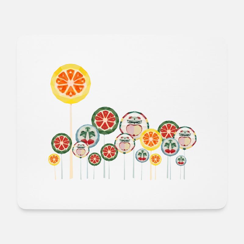 Lolliflower Blumenwiese - Mousepad (Querformat) - Weiß