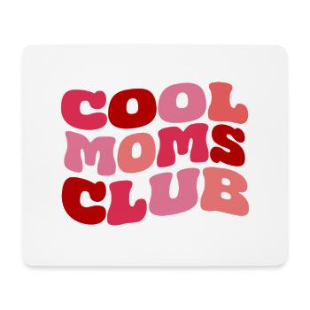 Club des mamans cool - Tapis de souris (format paysage) - blanc - Devant