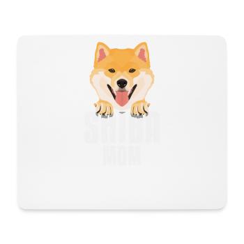 Shiba Inu Maman, maman chien - Tapis de souris (format paysage) - blanc - Devant