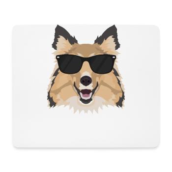 Mein Shetland Sheepdog ist der Coolste - Mousepad (Querformat) - Weiß - Vorne