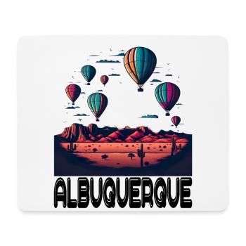 Albuquerque Ballon New Mexico Heißluftballon - Mousepad (Querformat) - Weiß - Vorne