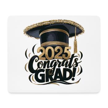 Schule Studuim Abschlussfeier Bestanden 2025 - Mousepad (Querformat) - Weiß - Vorne