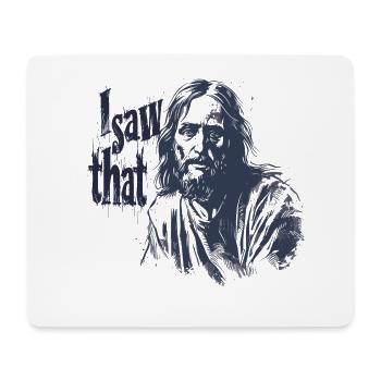 I Saw That Religion für einen Christen - Mousepad (Querformat) - Weiß - Vorne