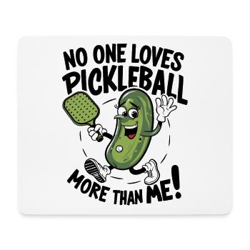 Lustiges Pickleball Gurke Pickleballschläger - Mousepad (Querformat) - Weiß - Vorne