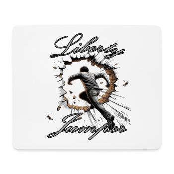 Leap into freedom - Mouse Pad (horizontal) - white - Front