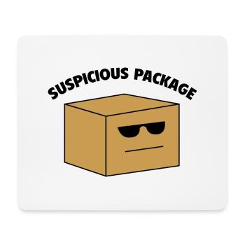 Suspicious Package - Mouse Pad (horizontal) - white - Front