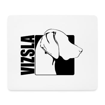 Vizsla Profile Dog Dogs Hunting Dogs Hunter Wilsigns - Mouse Pad (horizontal) - white - Front