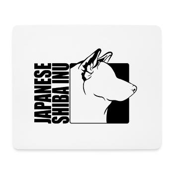 Japonais Shiba Inu Profil Chiens Chien Wilsigns - Tapis de souris (format paysage) - blanc - Devant
