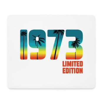 Jahrgang 1973 Limited Edition Sommer Palmen Fun - Mousepad (Querformat) - Weiß - Vorne