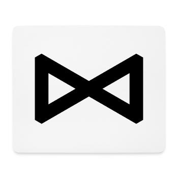 Rune: Dagaz ᛞ (D), Quantum Runes Futhark 0 © - Mouse Pad (horizontal) - white - Front