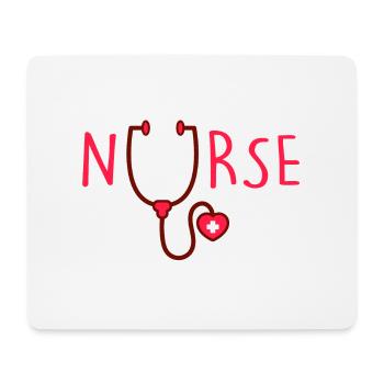 Nurse - Stethoscope - Nurse - Mouse Pad (horizontal) - white - Front