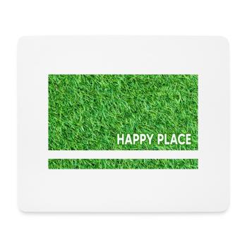 Feldhockey Hockeyplat Hockey Hockeyfeld Kunstrasen - Mousepad (Querformat) - Weiß - Vorne