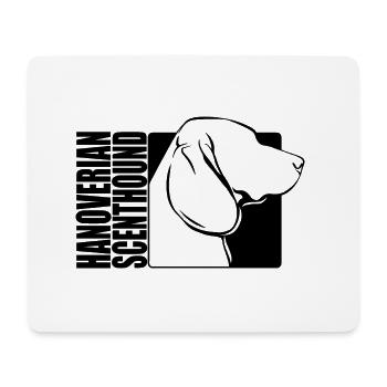Hanoverian Scenthound Profile Dogs Dog Wilsigns - Mouse Pad (horizontal) - white - Front