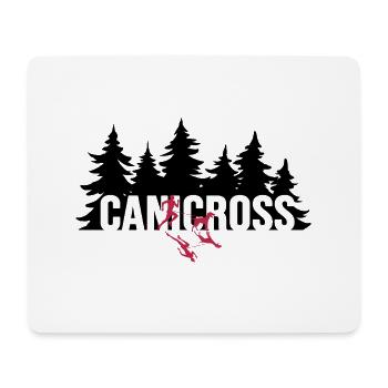 Canicross dogrun "laufen mit Hund" - Mousepad (Querformat) - Weiß - Vorne