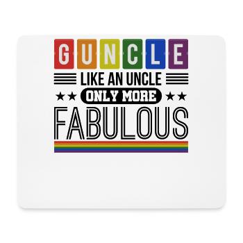 Ein schwuler Onkel ist cooler als normale Onkel - Mousepad (Querformat) - Weiß - Vorne