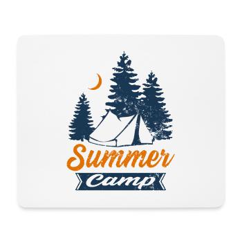 Summer Camp - hiking, outdoor, trekking - Mouse Pad (horizontal) - white - Front
