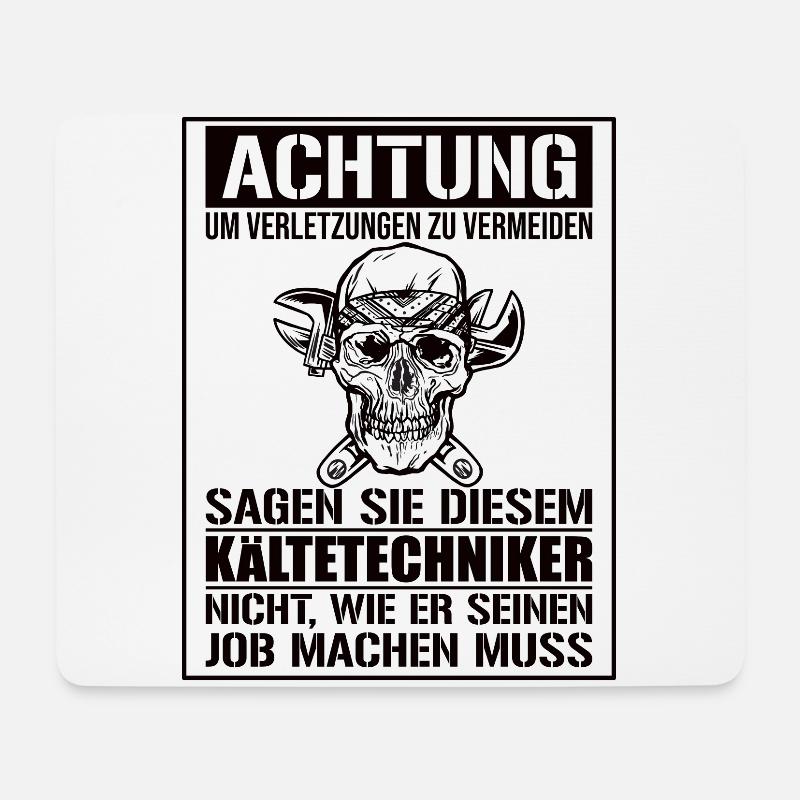 Kältetechniker Klimatechniker - Mousepad (Querformat) - Weiß