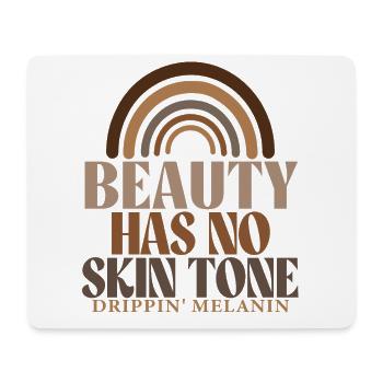 Melanin - Mousepad (Querformat) - Weiß - Vorne