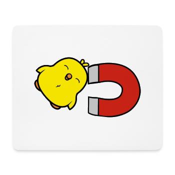 Küken-Magnet - Mousepad (Querformat) - Weiß - Vorne