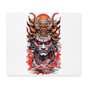 Ästhetische Yokai Japanischer Dämon Streetwear - Mousepad (Querformat) - Weiß - Vorne