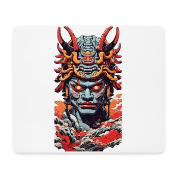Esthétique Yokai Oni Ukiyo-E Japon Démon Design - Tapis de souris (format paysage) - blanc - Devant