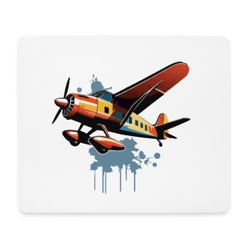 Model Airplane Pilot Airplane Hobby Design - Mouse Pad (horizontal) - white - Front