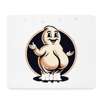 Lustiges Gespenster Design Last Minute Kostüm - Mousepad (Querformat) - Weiß - Vorne