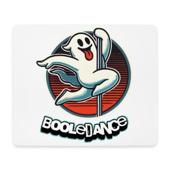 Funny Boolean Dance Saying Pole Dance Ghost - Mouse Pad (horizontal) - white - Front