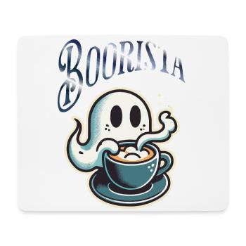 Boorista Funny Coffee Saying Halloween - Mouse Pad (horizontal) - white - Front