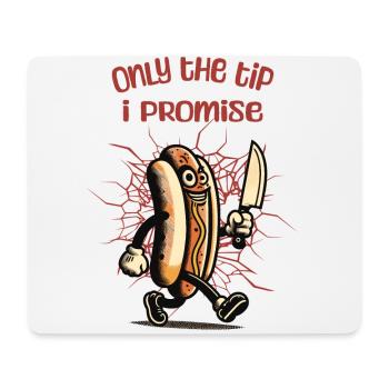 Sarkastischer Hotdog Spruch Lustiges Halloween - Mousepad (Querformat) - Weiß - Vorne