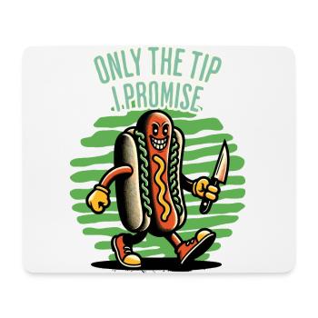 Sarkastischer Hotdog Spruch Lustiges Halloween - Mousepad (Querformat) - Weiß - Vorne