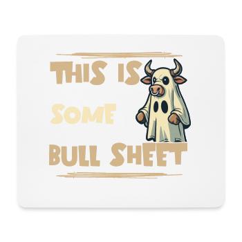 Kuh Kostüm Humor Verkleidung Halloween - Mousepad (Querformat) - Weiß - Vorne
