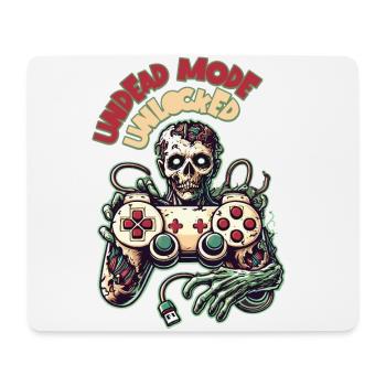 Manette de jeu zombie Mode mort-vivant - Tapis de souris (format paysage) - blanc - Devant