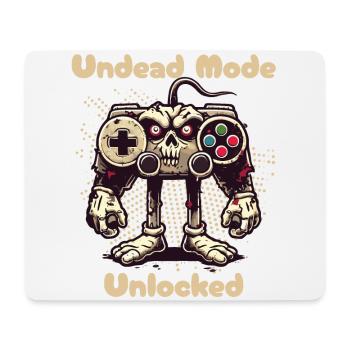 Mode manette de jeu Zombie déchaîné - Tapis de souris (format paysage) - blanc - Devant