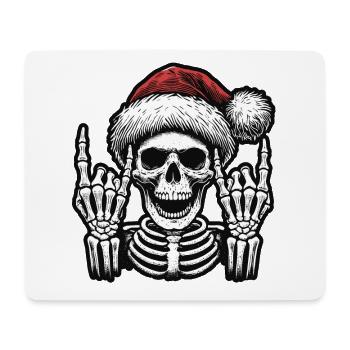 Christmas skull rocks winter - Mouse Pad (horizontal) - white - Front