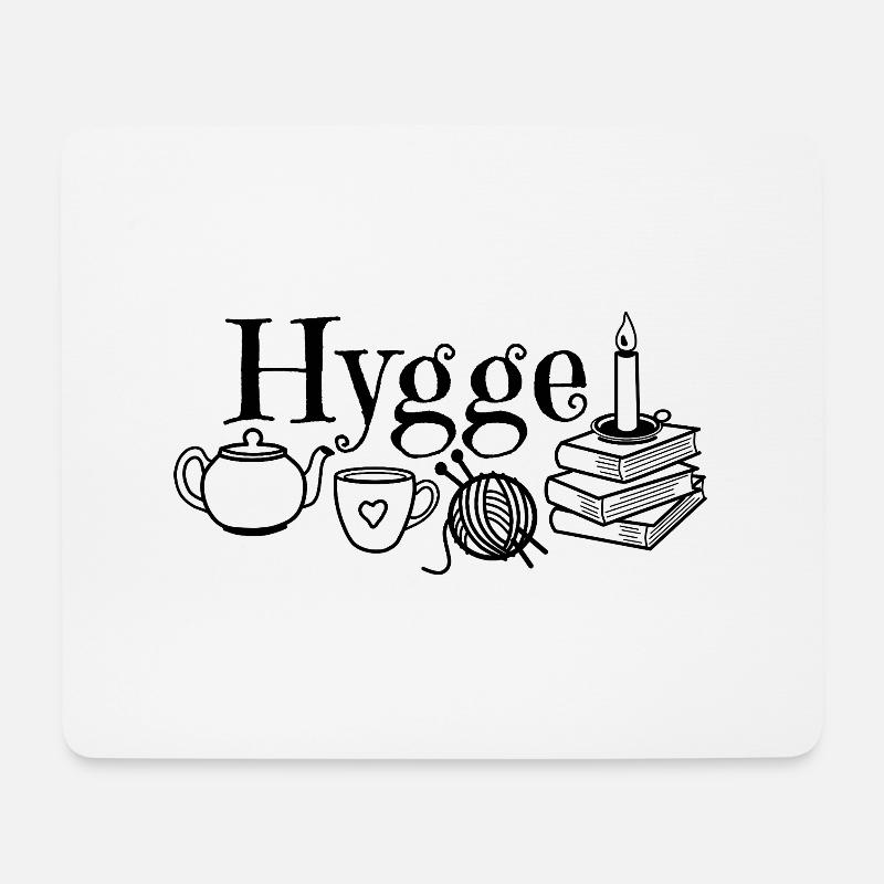 Hygge Motifs - Mouse Pad (horizontal) - white