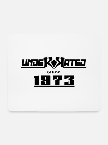 1973 geburtstag 49 jahre 49.jubiläum underrated - Mousepad (Querformat) - Weiß