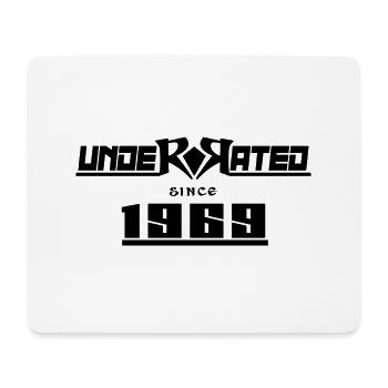 1969 Birthday 53 years anniversary underrated - Mouse Pad (horizontal) - white - Front