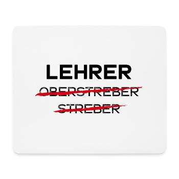 LEHRER LEHRAMT STUDIUM SCHULE - Mousepad (Querformat) - Weiß - Vorne
