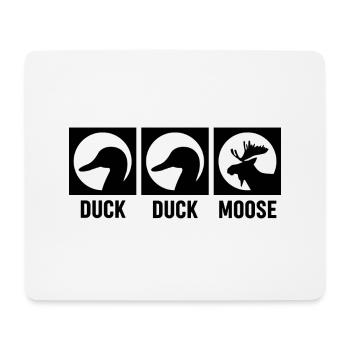 Duck Duck Moose - Mouse Pad (horizontal) - white - Front