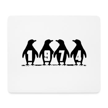1973 Birthday Ice Baths Anniversary Winter Swimmers - Mouse Pad (horizontal) - white - Front