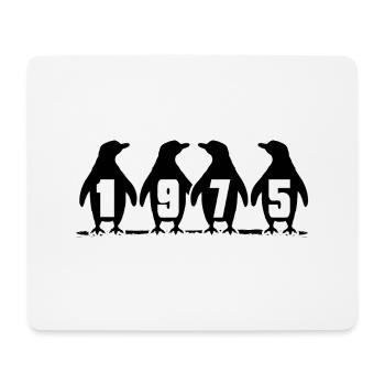 1975 Birthday Eisbader Jubilee Winter Swimmer - Mouse Pad (horizontal) - white - Front