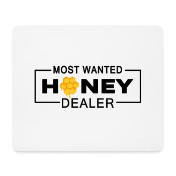 L’apiculteur amateur aime le miel « Honey-dealer » - Tapis de souris (format paysage) - blanc - Devant