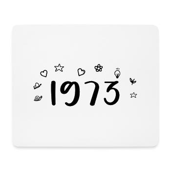 1973 Jubiläum 1973 Retro 1973 - Mousepad (Querformat) - Weiß - Vorne