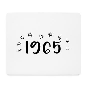 1965 Anniversaire 1965 Retro 1965 - Tapis de souris (format paysage) - blanc - Devant