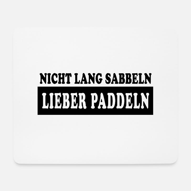 Paddeln stand up paddle SUP Paddel - Mousepad (Querformat) - Weiß