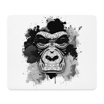 Gorilla - Mousepad (Querformat) - Weiß - Vorne