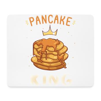 Pancake King Foodies Sweet Dish Crown - Mousepad (Querformat) - Weiß - Vorne