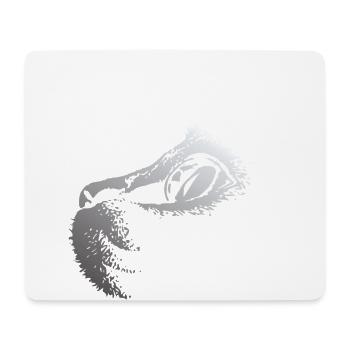 Katze Design Zeichnung - Mousepad (Querformat) - Weiß - Vorne